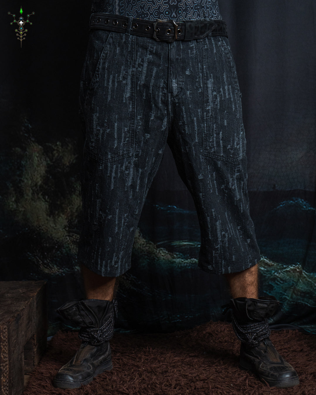 Corsaire Men / Loose Fit Distressed Denim Stonewashed - BLAKPUNK